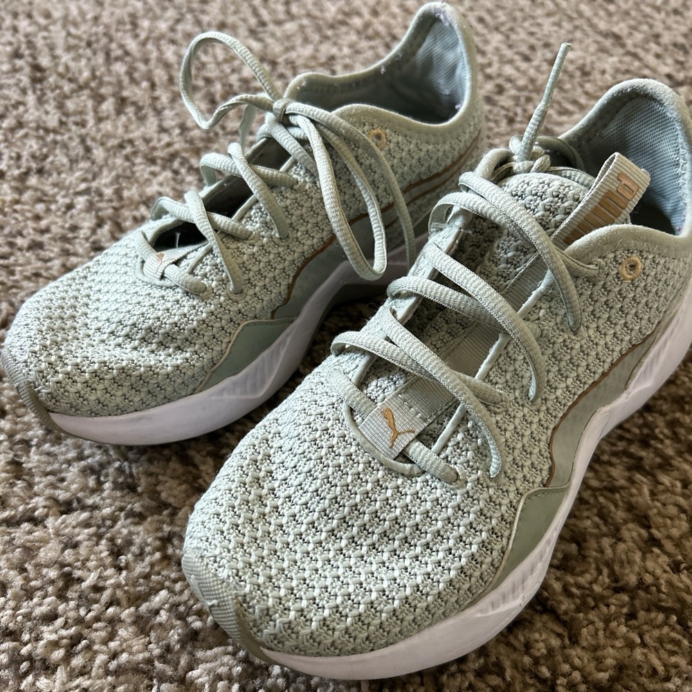 Puma Sage Green Athletic Shoes